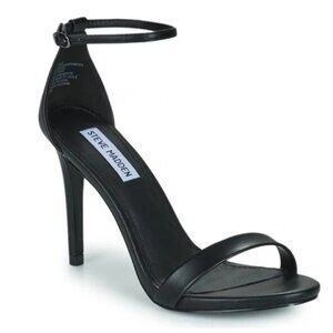 Steve Madden Black Strappy Heel - New (Worn around House) - Sze 8
